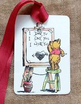 Hang Tags Classic Bear i Love You Tags or Magnet Gift Tags tkprimitiv (w... - $19.80