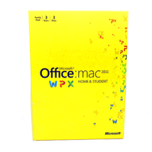 Ms Microsoft Office Mac 2011 Home And Student Dvd 1 User 1 Mac =Retail Box= - $74.14