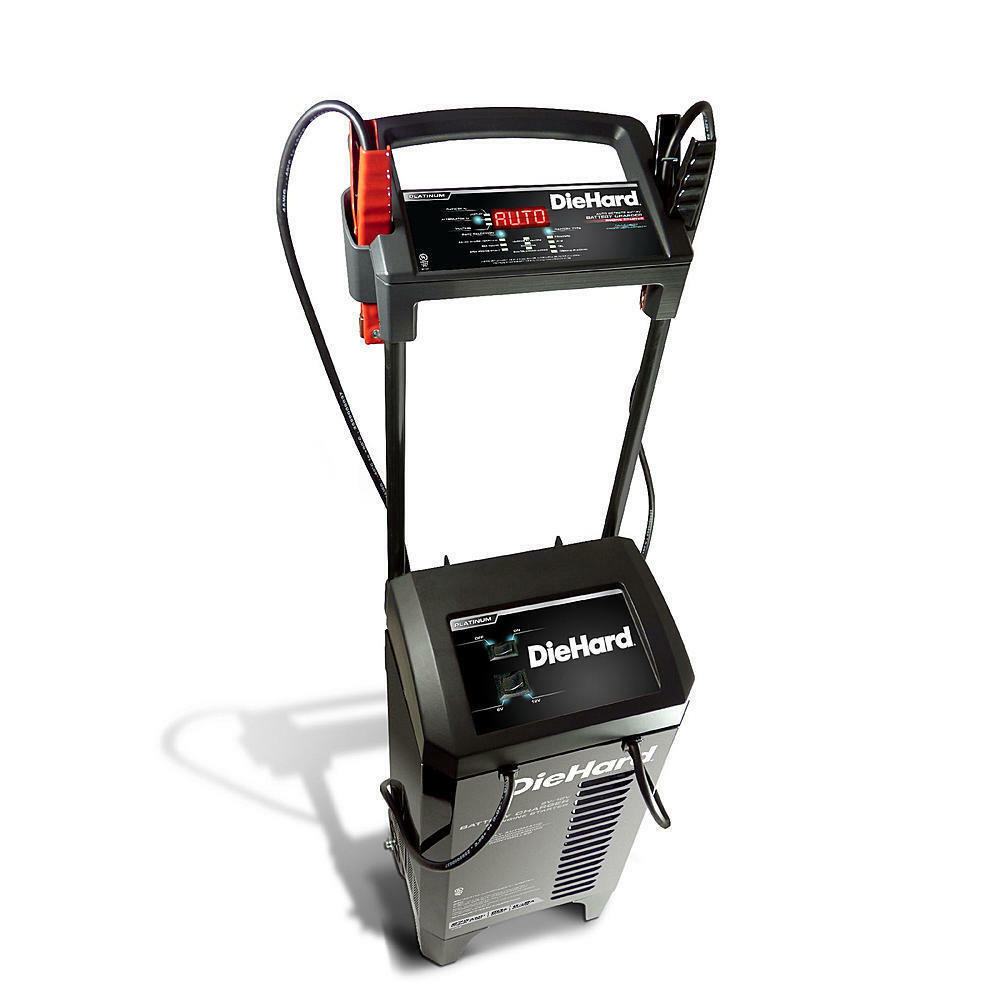 DieHard Platinum 275 Amp Wheeled Automatic Battery Charger & Engine
