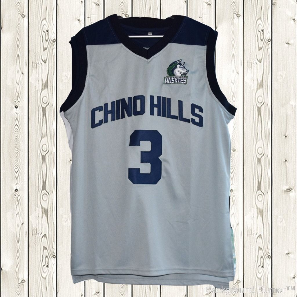 Liangelo Ball 3 Chino Hills Basketball Stitched Jersey High School NWT