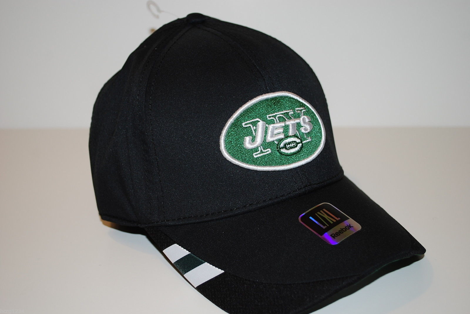 NY New York Jets Reebok Onfield A-Flex Black NFL Football Cap Hat S/M ...
