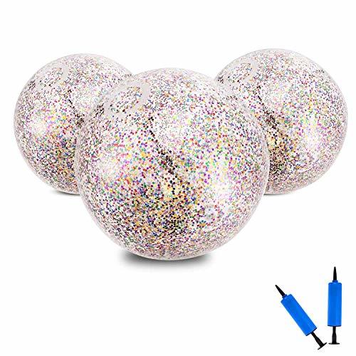 glitter beach ball