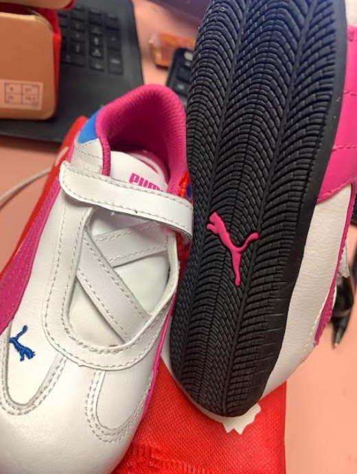 puma shoes kids purple