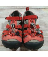 Keens Seacamp II CNX Kid&#39;s Water Shoes Sandals Size 12 Red Closed Toe - $19.39