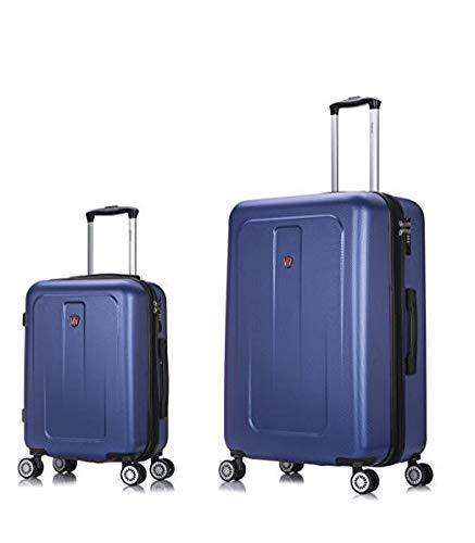 DUKAP Crypto 2 piece Hardside Luggage Set with Spinner Wheel, Travel Suitcases w
