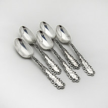 Waverly Demitasse Spoons Set Wallace Sterling Silver 1892 Mono MB - $85.37