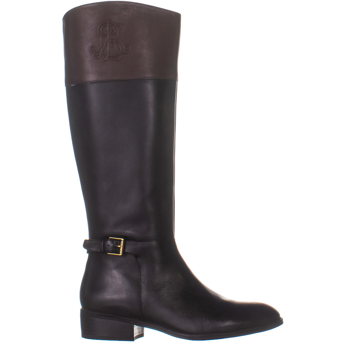 Lauren Ralph Lauren Madisen Knee High Boots, Black Multi 392, Black ...
