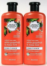 2 Herbal Essences 13.5 Oz Naked Volume White Grapefruit Mosa Mint Conditioner 