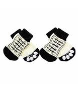 East Majik 4 Pcs White Shoes Pattern Cute Puppy Cat Socks Knitted Pet So... - $17.11