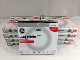 Lot of (9) GE Cool White 22 Fluorescent 8" Circle Light Bulb - $59.39