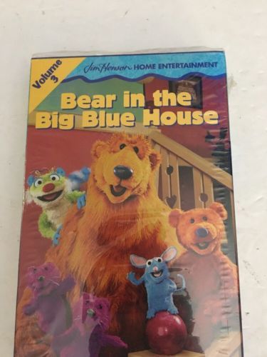 BEAR IN THE BIG BLUE HOUSE vol 3 VHS jim henson Dancin' the Day Away ...