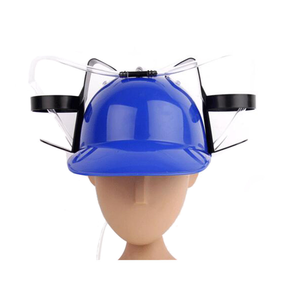Beer Drinking Helmet Hat Game Drink Fun Party Baseball Dispenser black