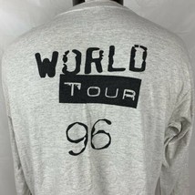 Vintage Concert T Shirt 1996 World Tour CCI Long Sleeve Tee Band Rock XL - $49.99