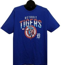 Fanatics MLB Detriot Tigers Marvel Captain America Men Graphic T-Shirt (... - $19.79