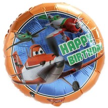 Disney Planes Happy Birthday Foil Mylar Balloon 1 Per Package Party Supplies New - $2.48