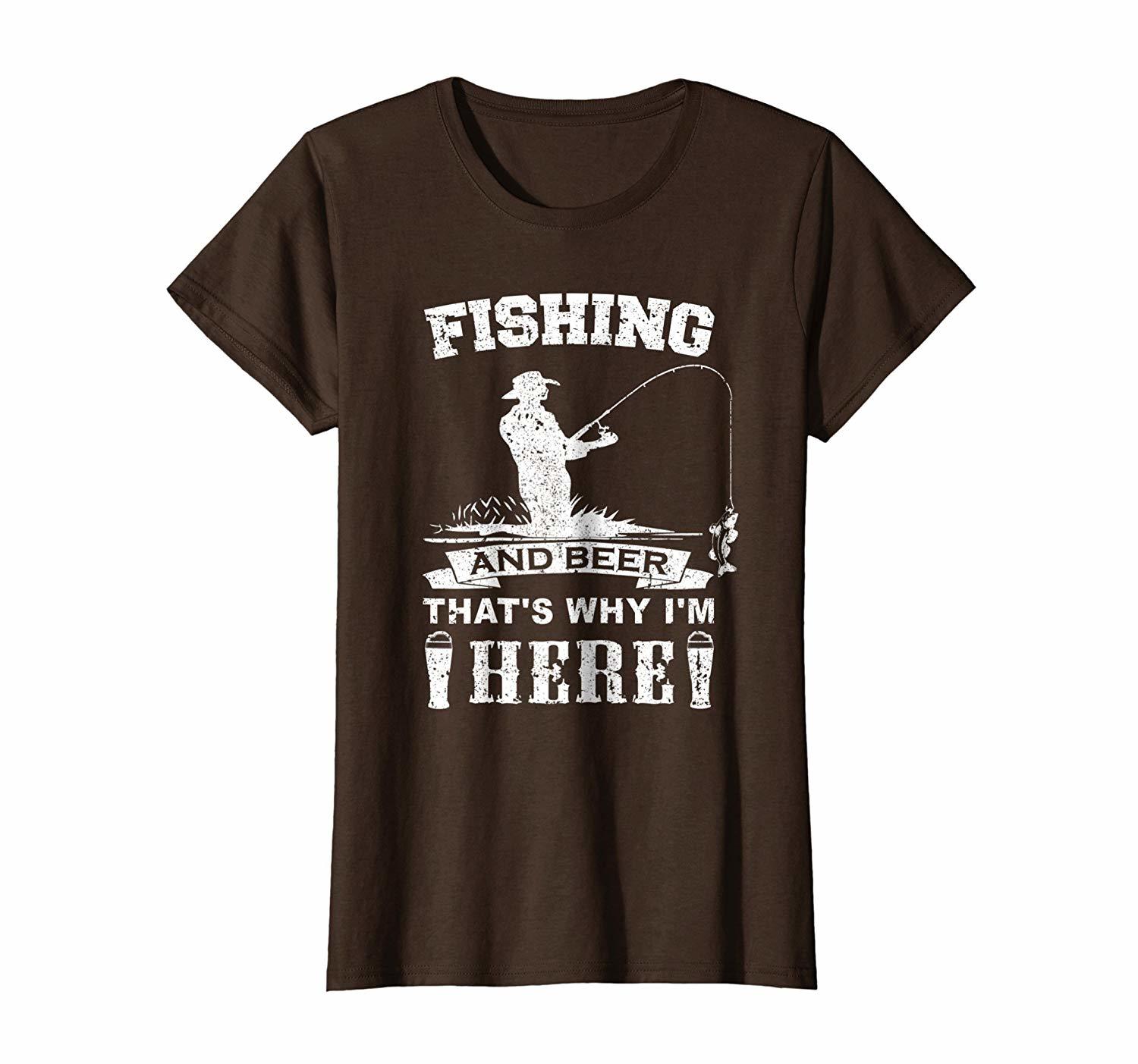 Funny Shirt - Funny Dad Fishing Shirt Fishing and Beer Fisherman Gift ...