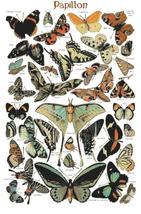 counted cross stitch pattern butterflies poster millot 258*401 stitches ... - $3.99