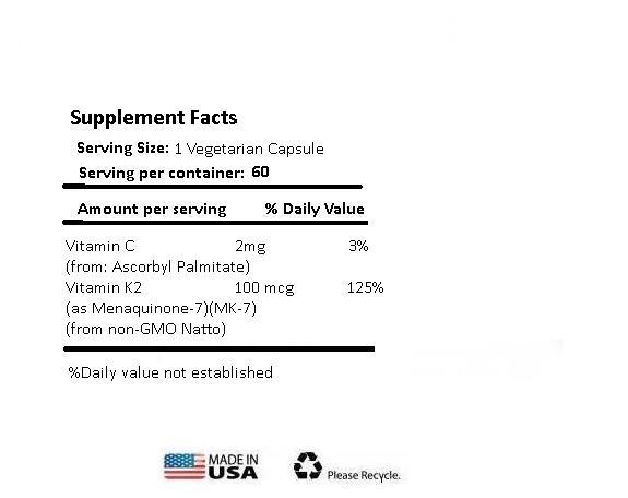 Absonutrix Vitamin K2 Mk 7 100 Mcg 60 Veg And 50 Similar Items