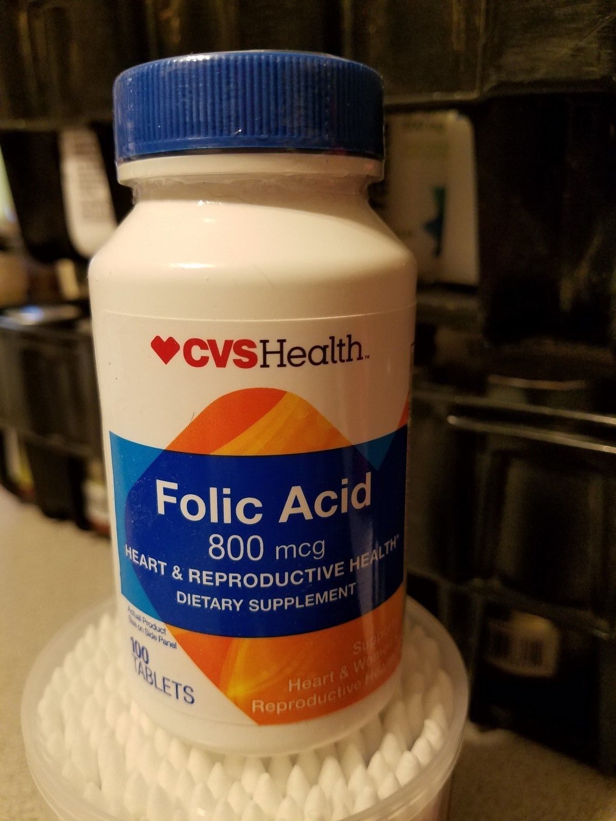 CVS Folic Acid 800 mcg 100 Tablets Exp July 31 2020 - Other Vitamins ...