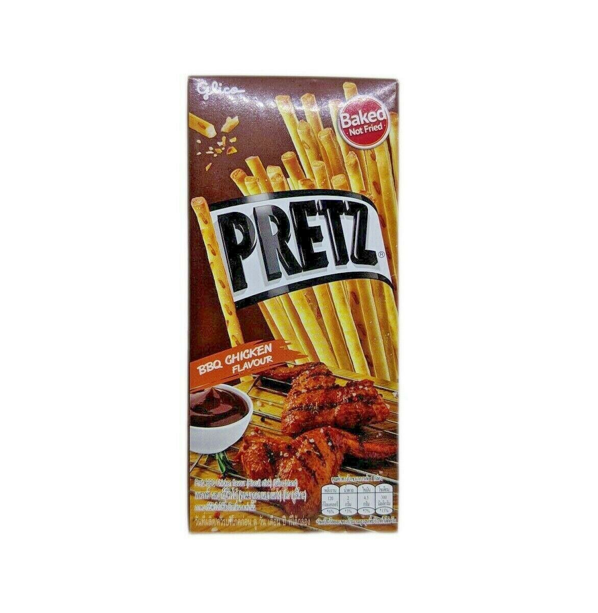 GLICO PRETZ Corn, Larb, BBQ Chicken, Tom Yum Kung Seaweed Flavour Bread ...