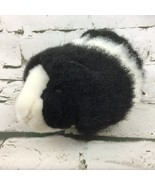 Douglas Cuddle Toys Angora the Black White Guinea Pig # 4112 Stuffed Ani... - $11.88
