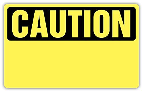 Caution BLANK'S Room Sign - Candles