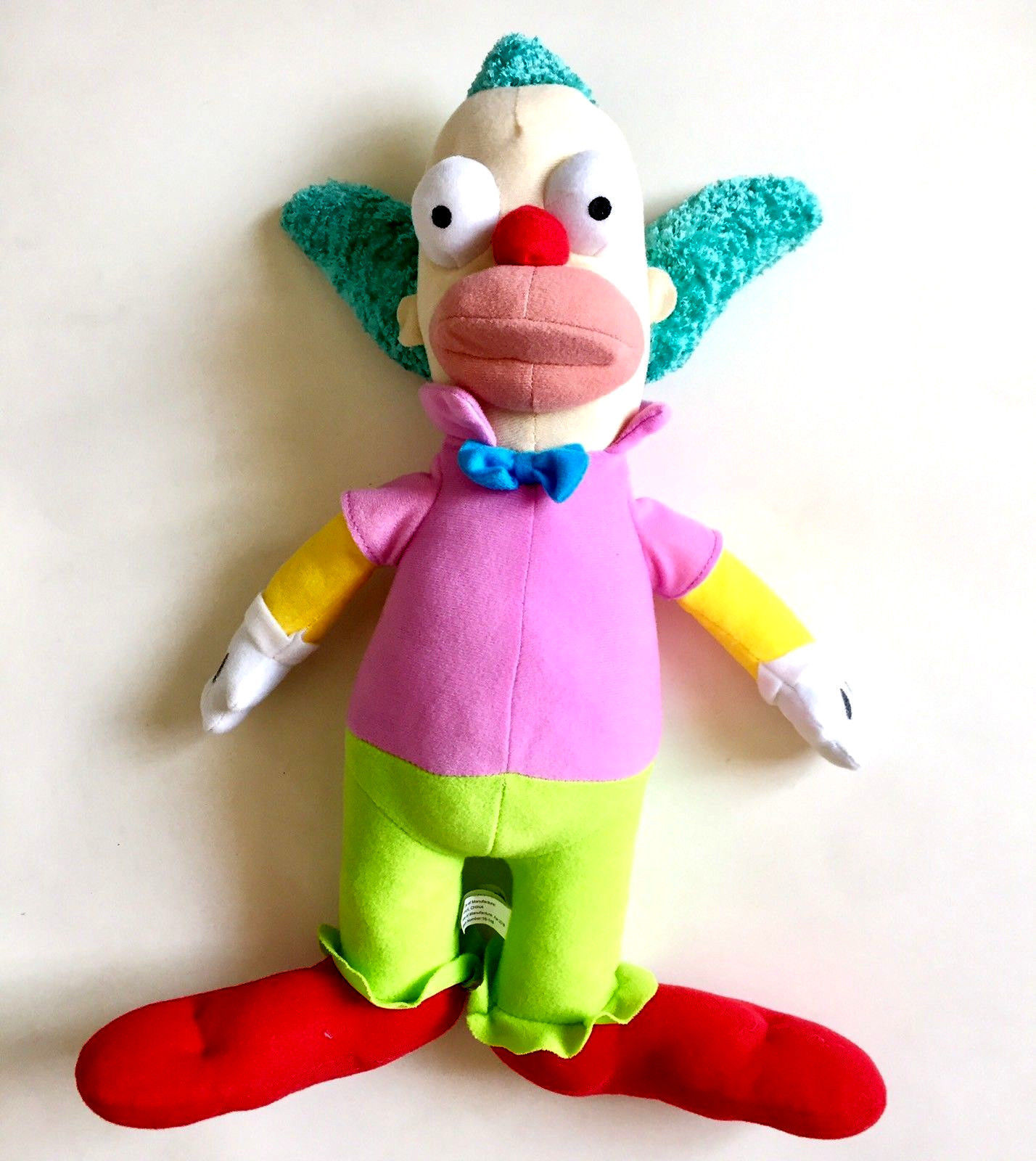 krusty the clown stuffed toy