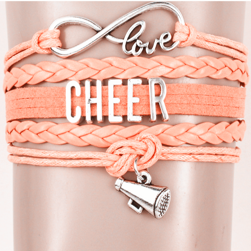 Wholesale Lots Cheer Bracelet for Cheerleader Cheer Cheer Cheerleading