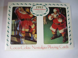 Coca-Cola Christmas Playing Cards &quot;Set of 2 Decks&quot;- NIP  Dated 1993 - $9.65