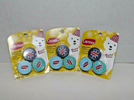 3 Packs Carmex Classic Lip Balm Medicated Limited Edition 9 Total Jars 4/22 (R) - $25.73