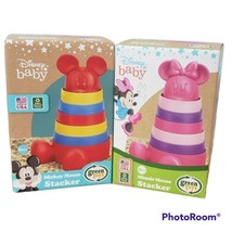 Disney Baby Mickey And Minnie Mouse Stacker 4C Green Toys NO BPA - $39.98