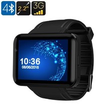 The dm98 smart watch phone black thumb200