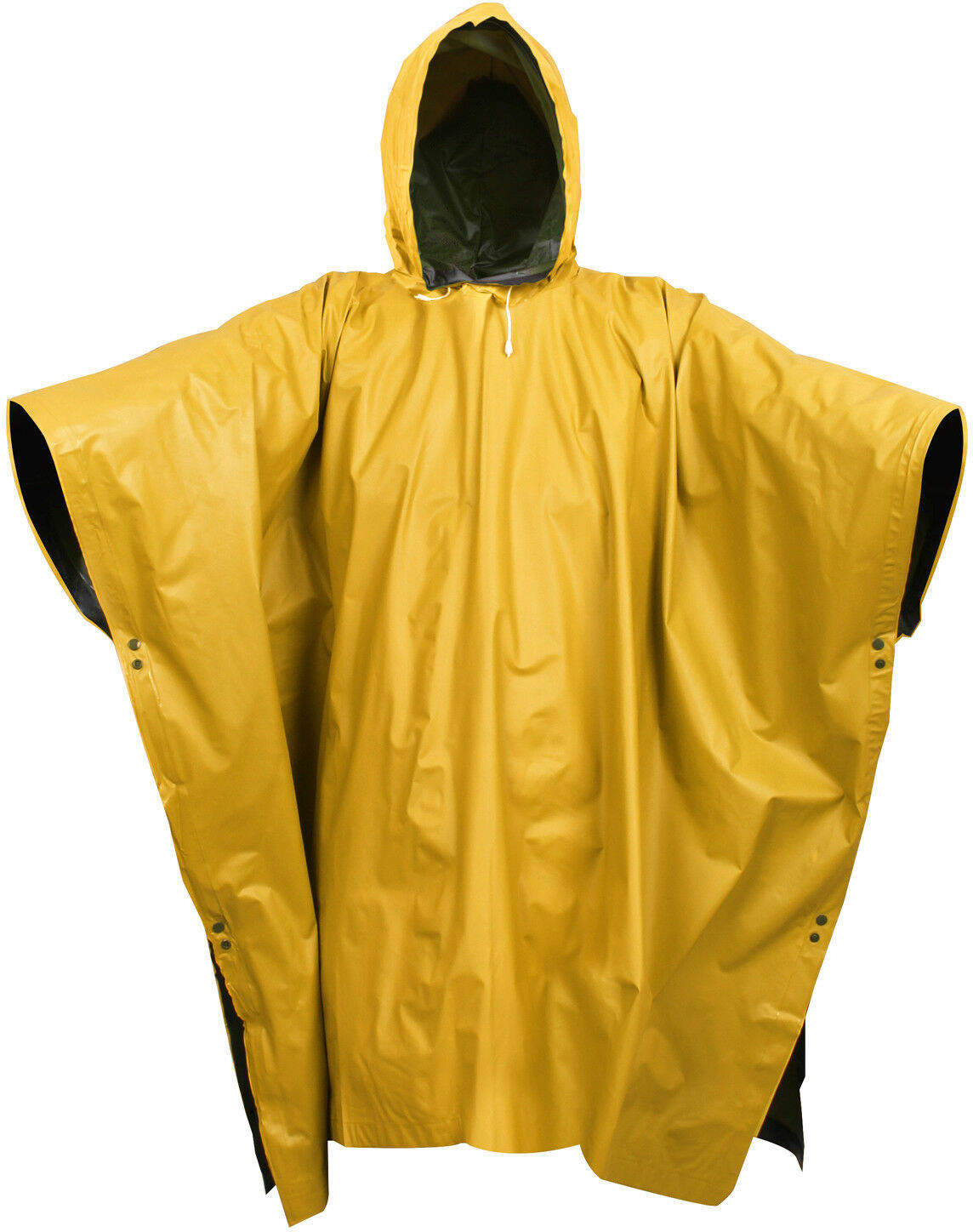 Reversible Waterproof Rain Poncho High Visibility PVC Thick Outdoor