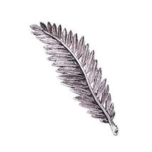 Retro Style Feather Shape Hair Pins Hair Accessories with Silver Color 3 PCS - $16.54