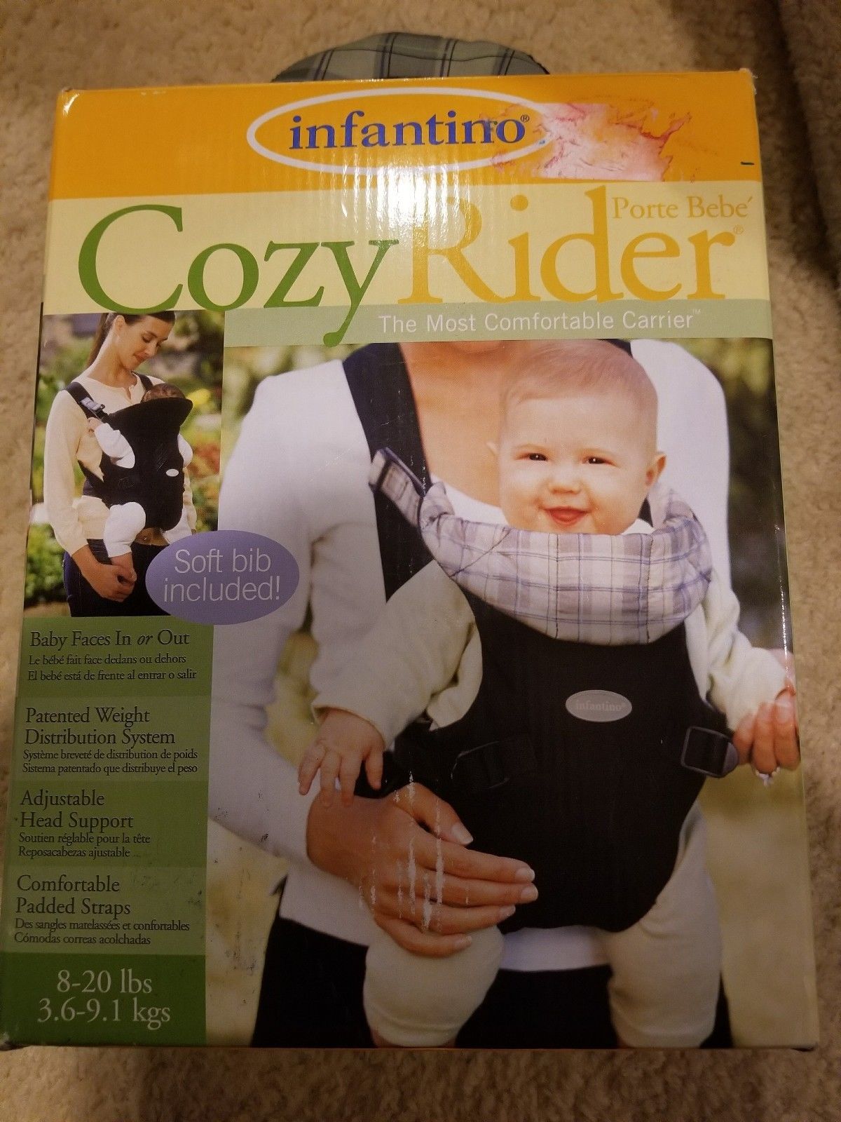 infantino cozy rider baby carrier