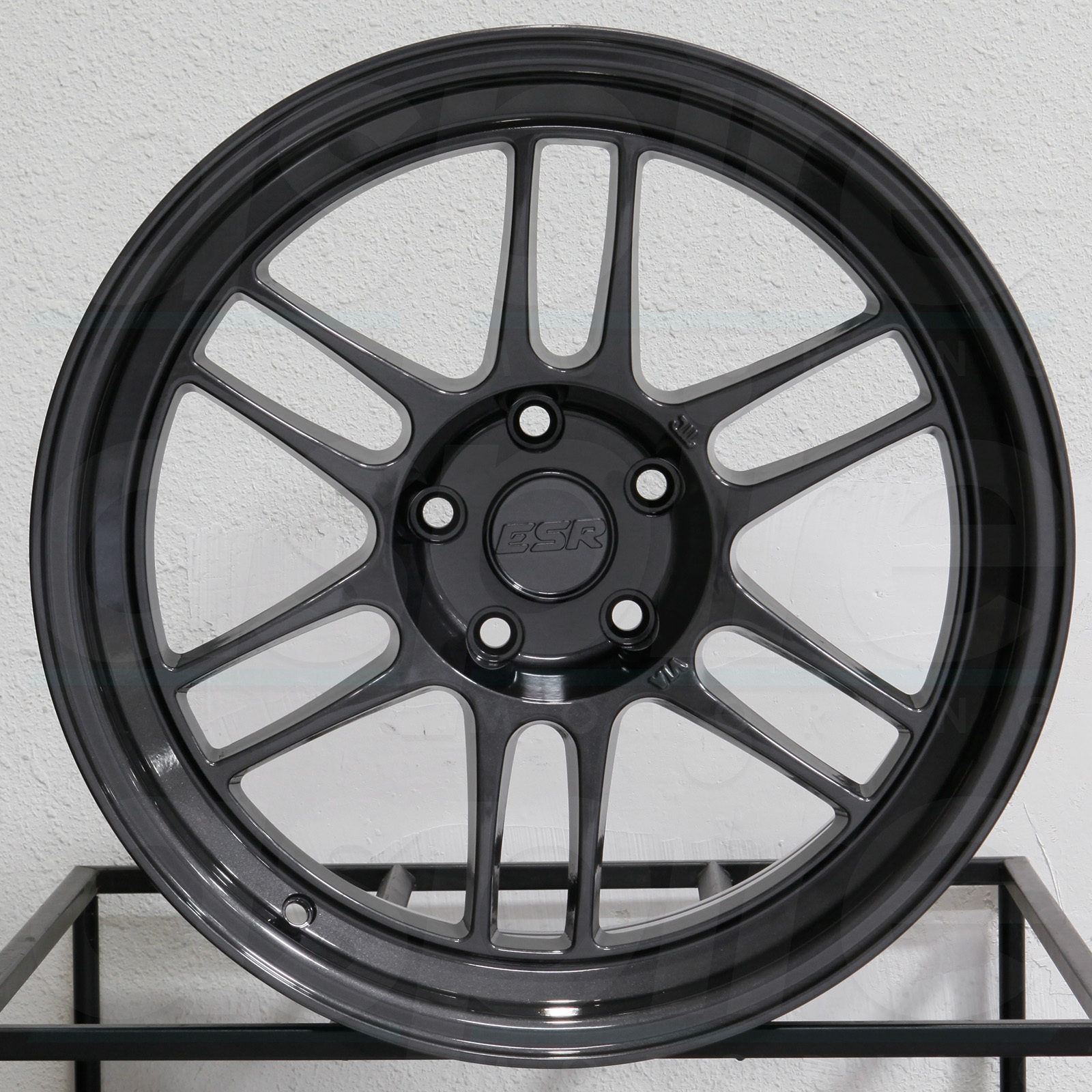 One 17x9 ESR SR11 5x100 30 Gun Metal Wheel Rim - Wheels