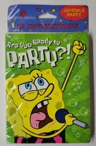 SpongeBob Are You Ready to Party?!  Birthday Invitations 10 Count Vintage - $9.89