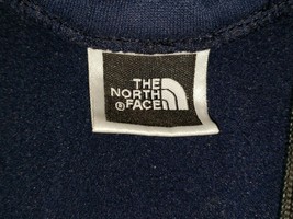 Mens The North Face Navy Blue Quarter Zip Pullover Sweater Medium - $30.09