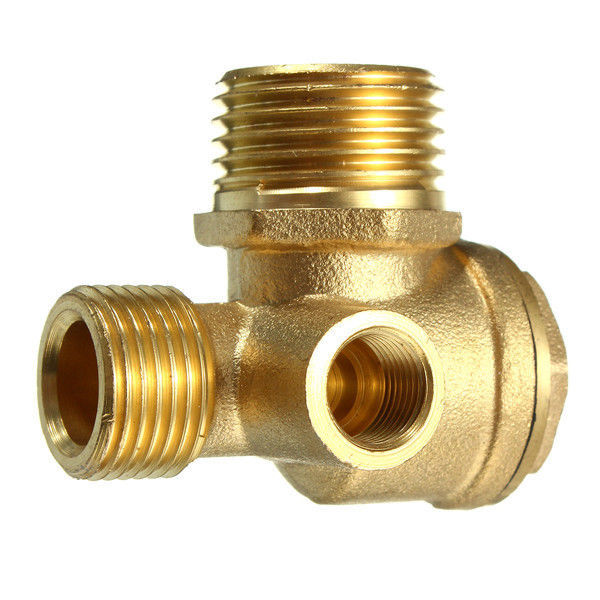 USA-3 Port Brass Central Pneumatic 40400 Air-Compressor Check Valve Thread Tools 