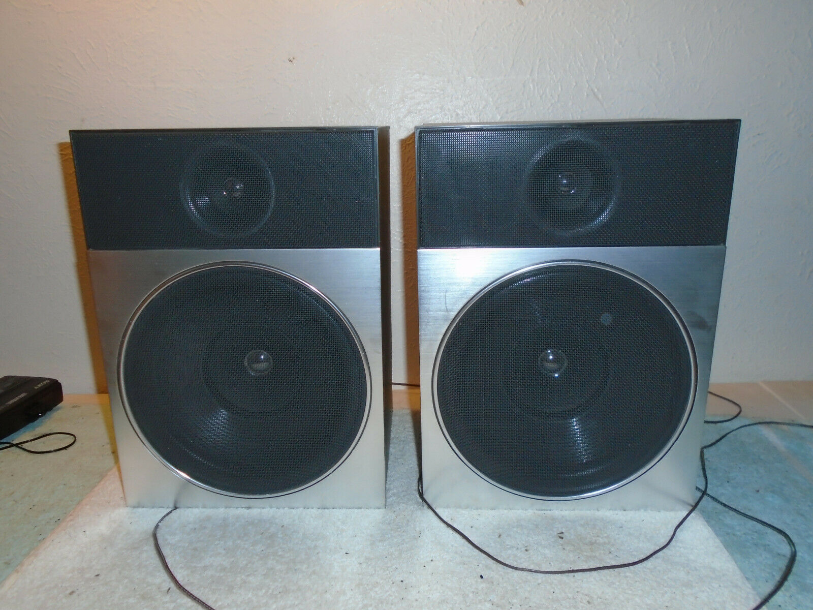 VINTAGE JC PENNY AM/FM STEREO SPEAKERS 6831968 SOUND GREAT Vintage