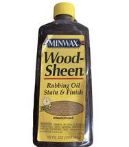 Discontinued Minwax Wood Sheen Rubbing Oil Stain &amp; Finish | Windsor Oak ... - $65.00