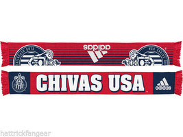 Adidas Club Deportivo Chivas USA MLS Soccer Draft Winter Knit Scarf - $22.75