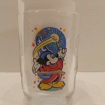 Vtg 2000 McDonald&#39;s Walt Disney&#39;s Mickey Mouse Fantasia Square Glass Epcot - $11.65