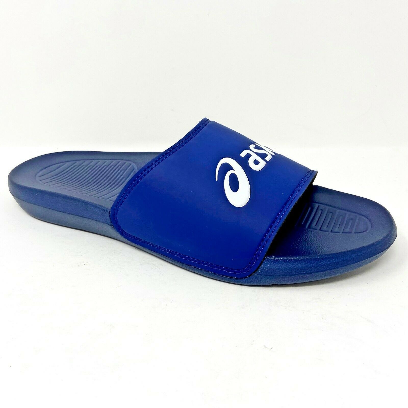 Asics AS003 Indigo Blue White Mens Slides Sandals 1173A006 400