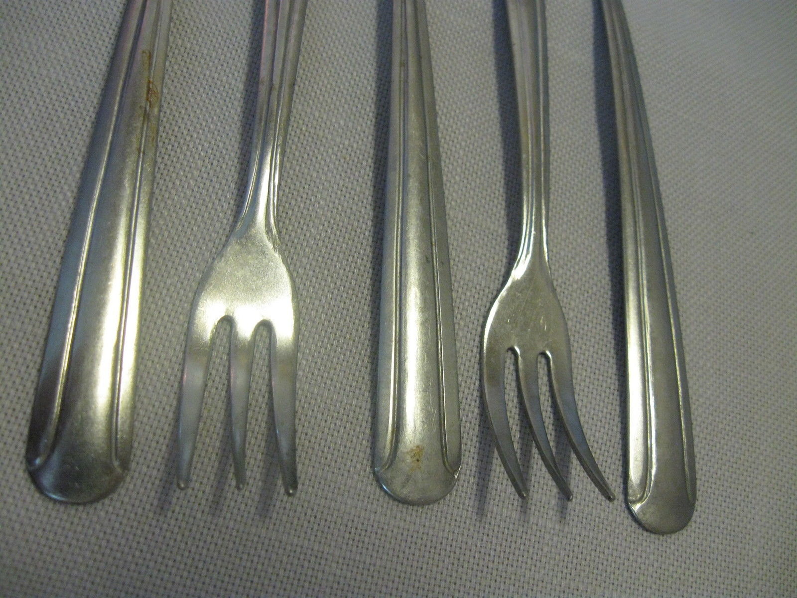 Cocktail Seafood Fork Qty 5 Stainless 6 1/4