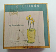 Gratitude Rubber Stamp By Stamps Happen - $7.69