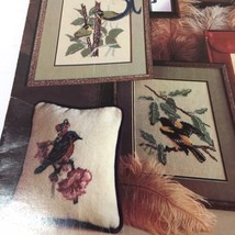 Songbirds Charted for Cross Stitch &amp; Needlepoint Pattern Book Leisure Arts - $9.74