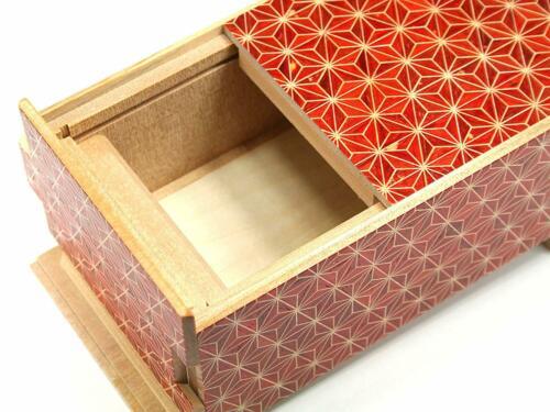 Yosegi zaiku Hakone Parquet Secret Karakuri Box Fortune Made in Japan F/S