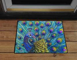 Peacock Door Mat| Floor Mat| Home Decor - $29.95+
