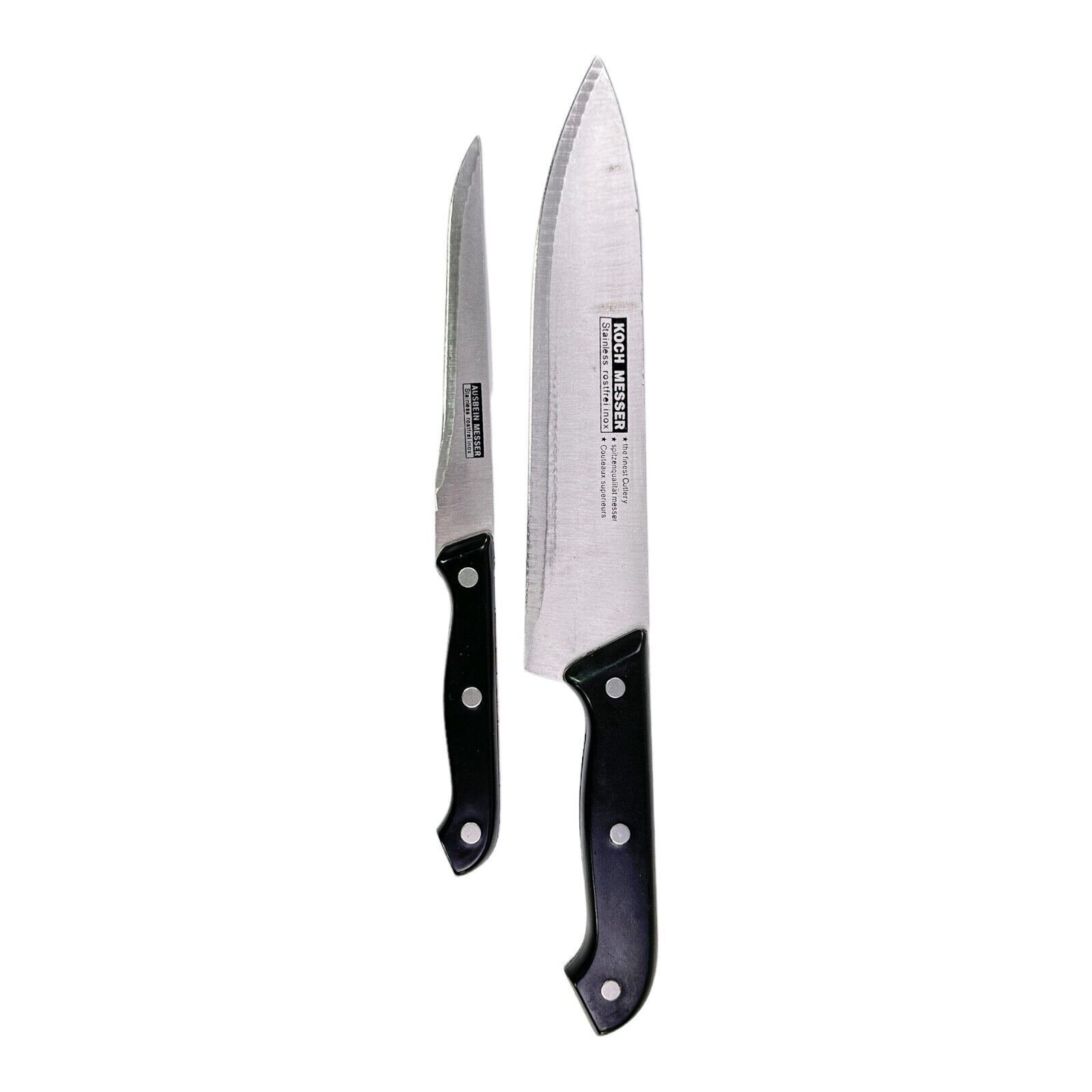 Set Of 2 Knives Koch Messer And Ausbein Messer Stainless Rostfrei Inox Used READ Kitchen